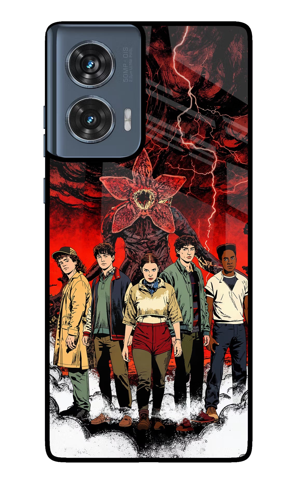 Ordinary Things Characters Moto Edge 50 Fusion Glass Case