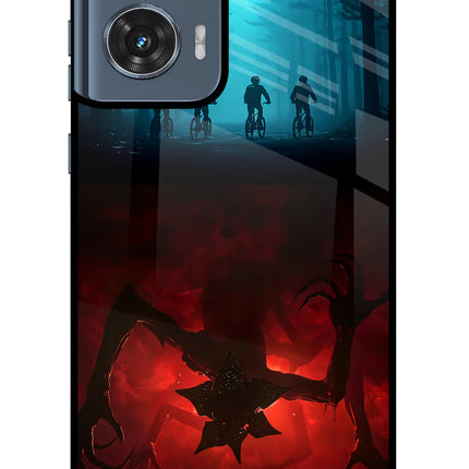 Ordinary Things Downside Up Moto Edge 50 Fusion Glass Case Back Cover by Casekaro