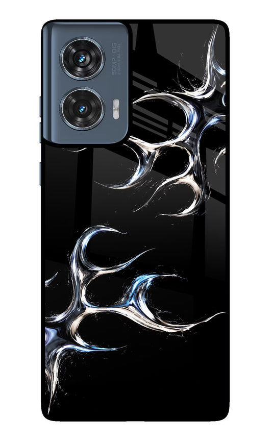 Chrome Tribal Moto Edge 50 Fusion Glass Case