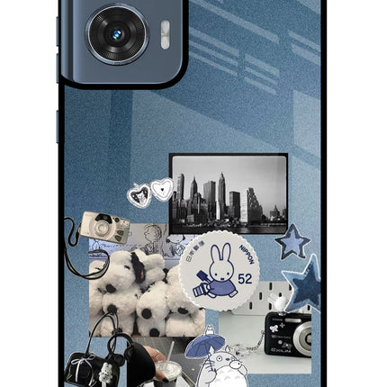 Miffy Moto Edge 50 Fusion Glass Case Back Cover by Casekaro