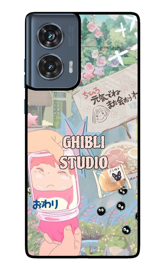 Studio Ghibli Moto Edge 50 Fusion Glass Case