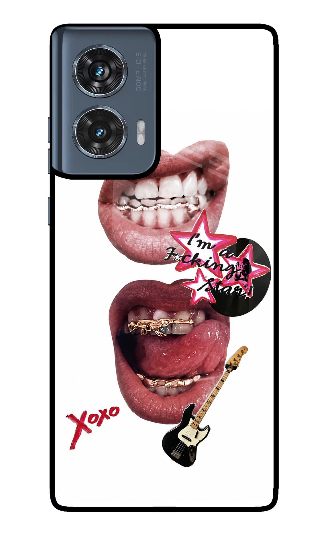 Rockstar Moto Edge 50 Fusion Glass Case