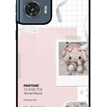 Pantone Asthetic Moto Edge 50 Fusion Glass Case Back Cover by Casekaro