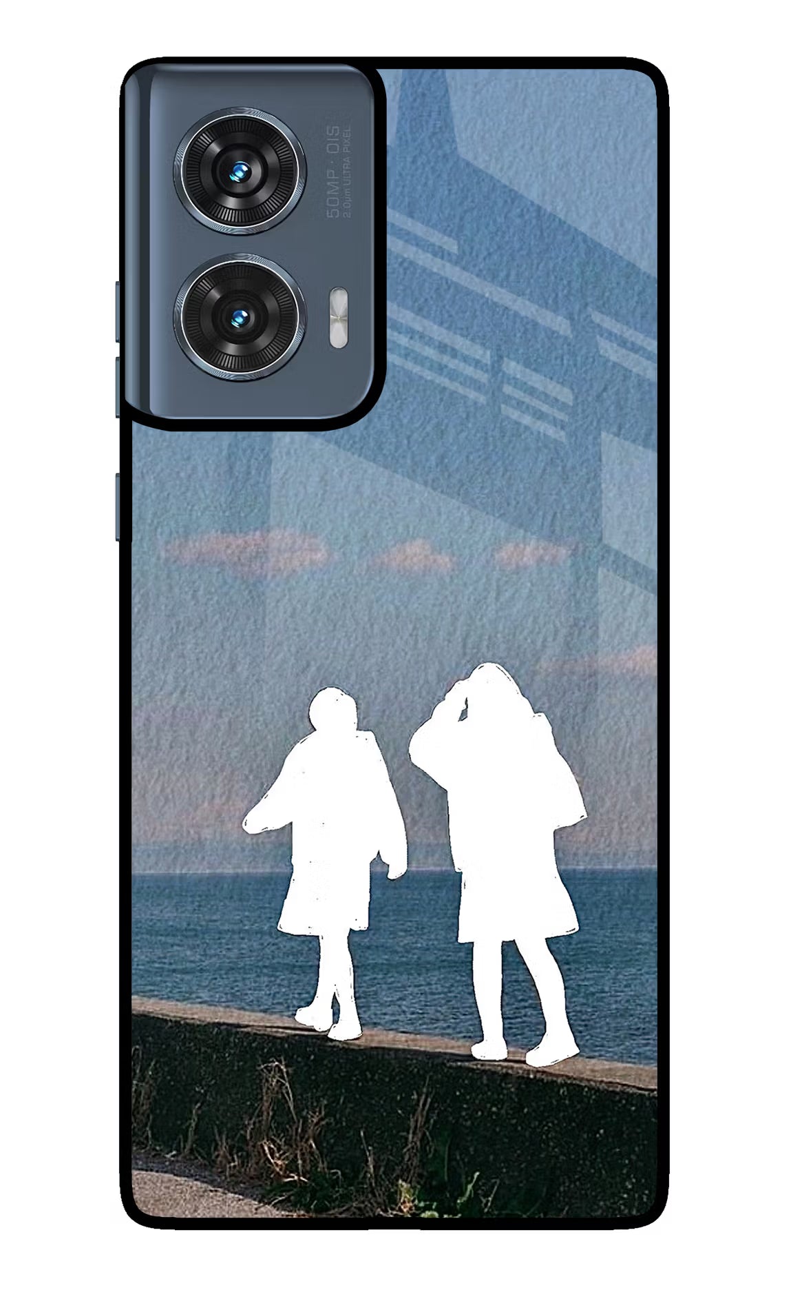 Coastal Dream Moto Edge 50 Fusion Glass Case