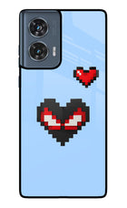 Peter Heart Moto Edge 50 Fusion Glass Case
