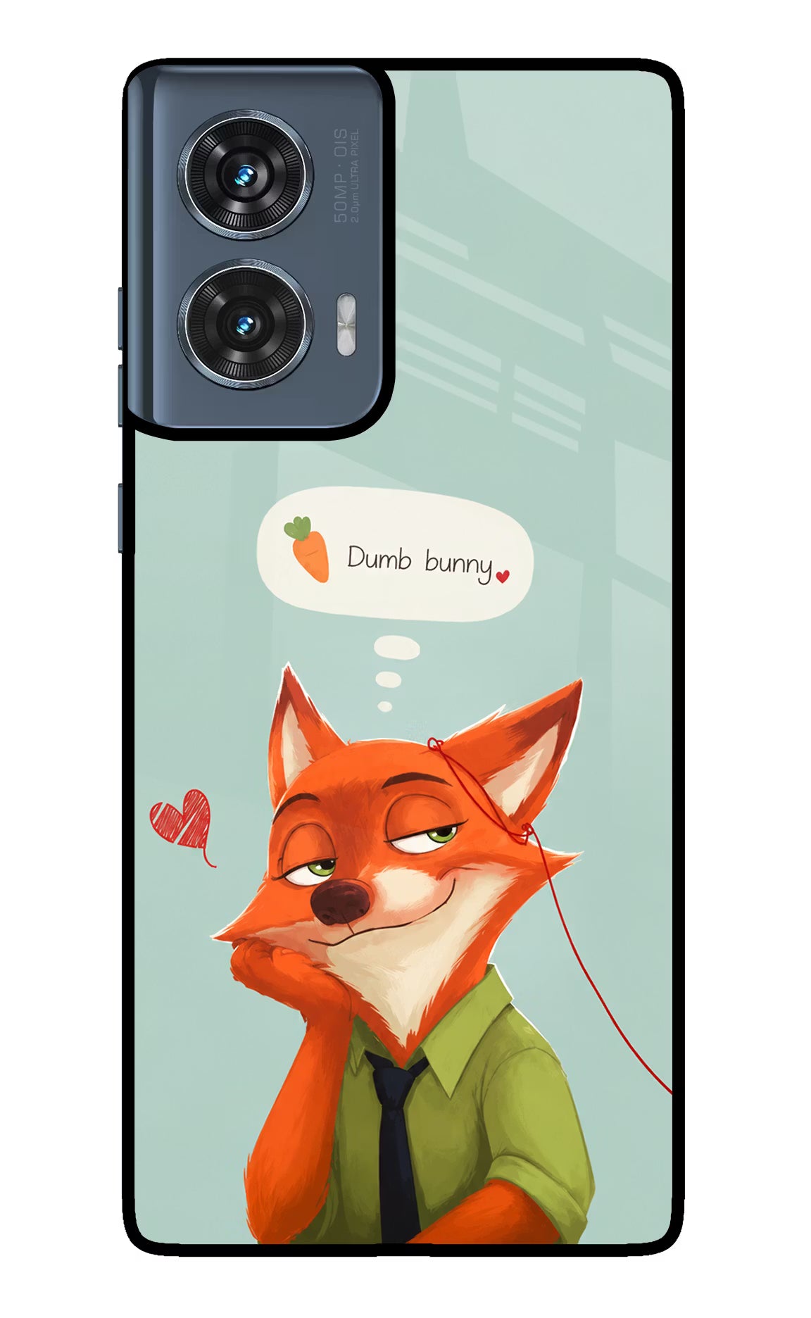 Nick Charm Moto Edge 50 Fusion Glass Case