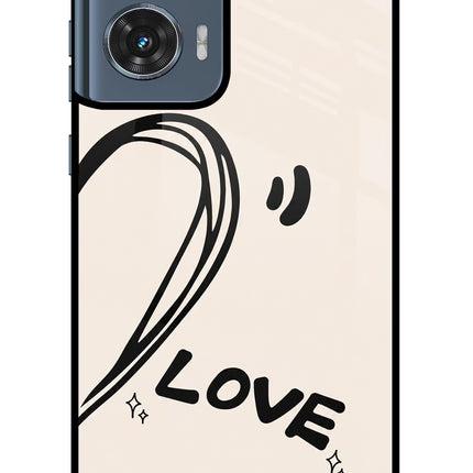 Soul Line Moto Edge 50 Fusion Glass Case Back Cover by Casekaro