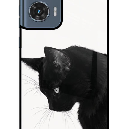 Shadow Gaze Moto Edge 50 Fusion Glass Case Back Cover by Casekaro
