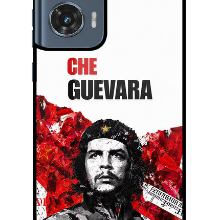 Che Guevara Revolution Moto Edge 50 Fusion Glass Case Back Cover by Casekaro