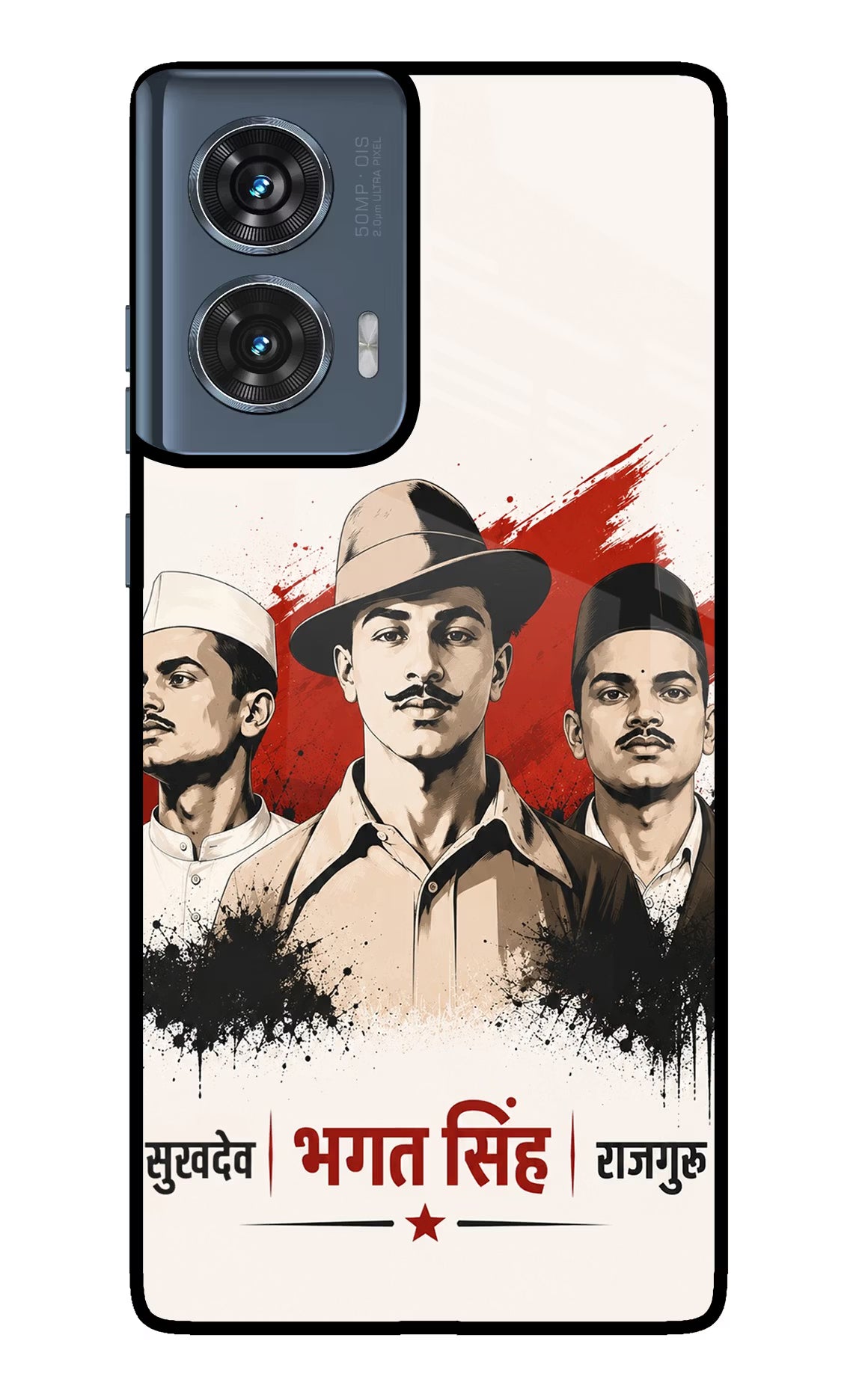 Sardar Patel Iron Will Moto Edge 50 Fusion Glass Case