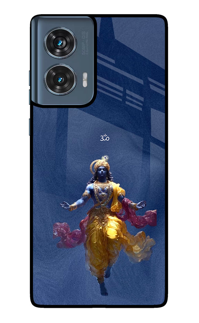 Cosmic Krishna Moto Edge 50 Fusion Glass Case