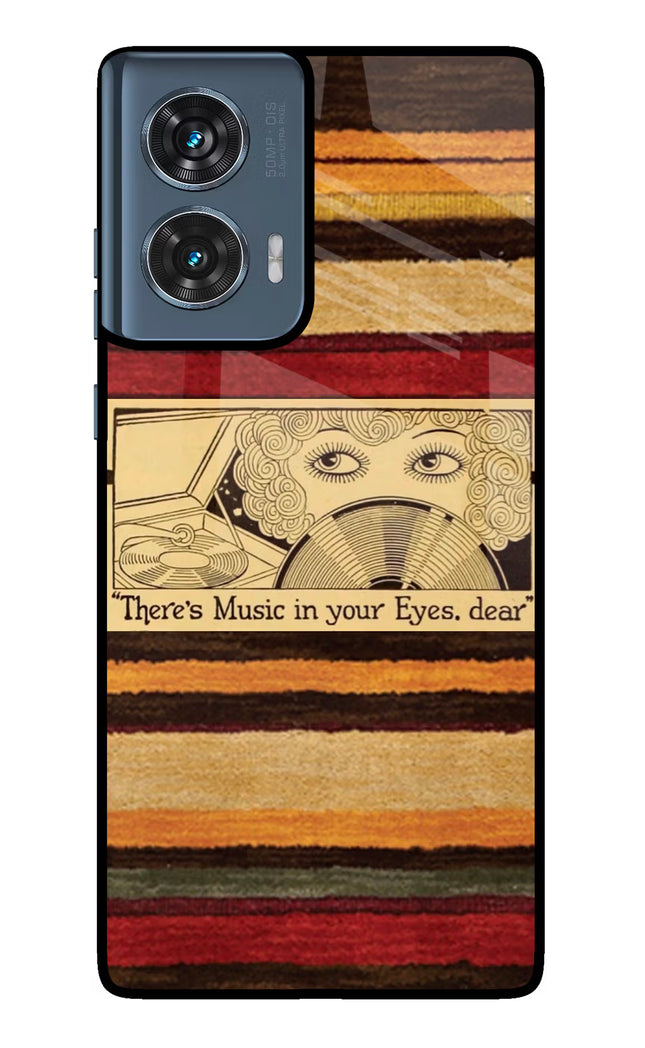 Vinyl Stripes Moto Edge 50 Fusion Glass Case