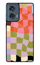 Wavy Grid Moto Edge 50 Fusion Glass Case