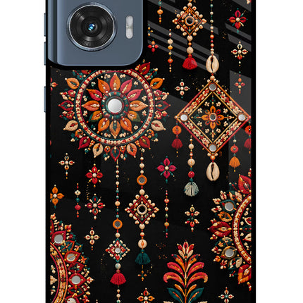 Boho Noir Moto Edge 50 Fusion Glass Case
