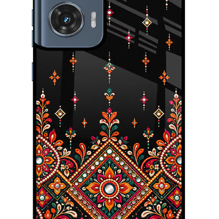 Noir Mehfil Moto Edge 50 Fusion Glass Case