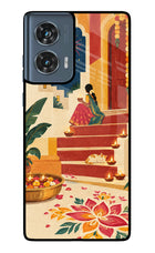 Diwali Rangoli Moto Edge 50 Fusion Glass Case
