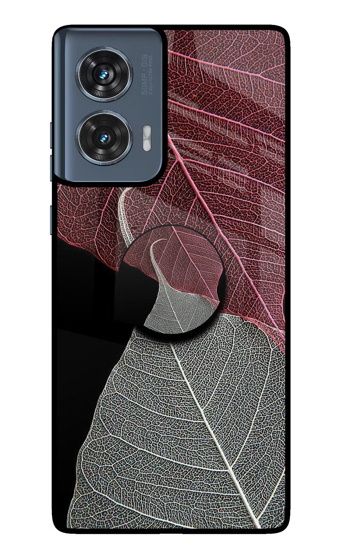 Leaf Pattern Moto Edge 50 Fusion Pop Case by Casekaro