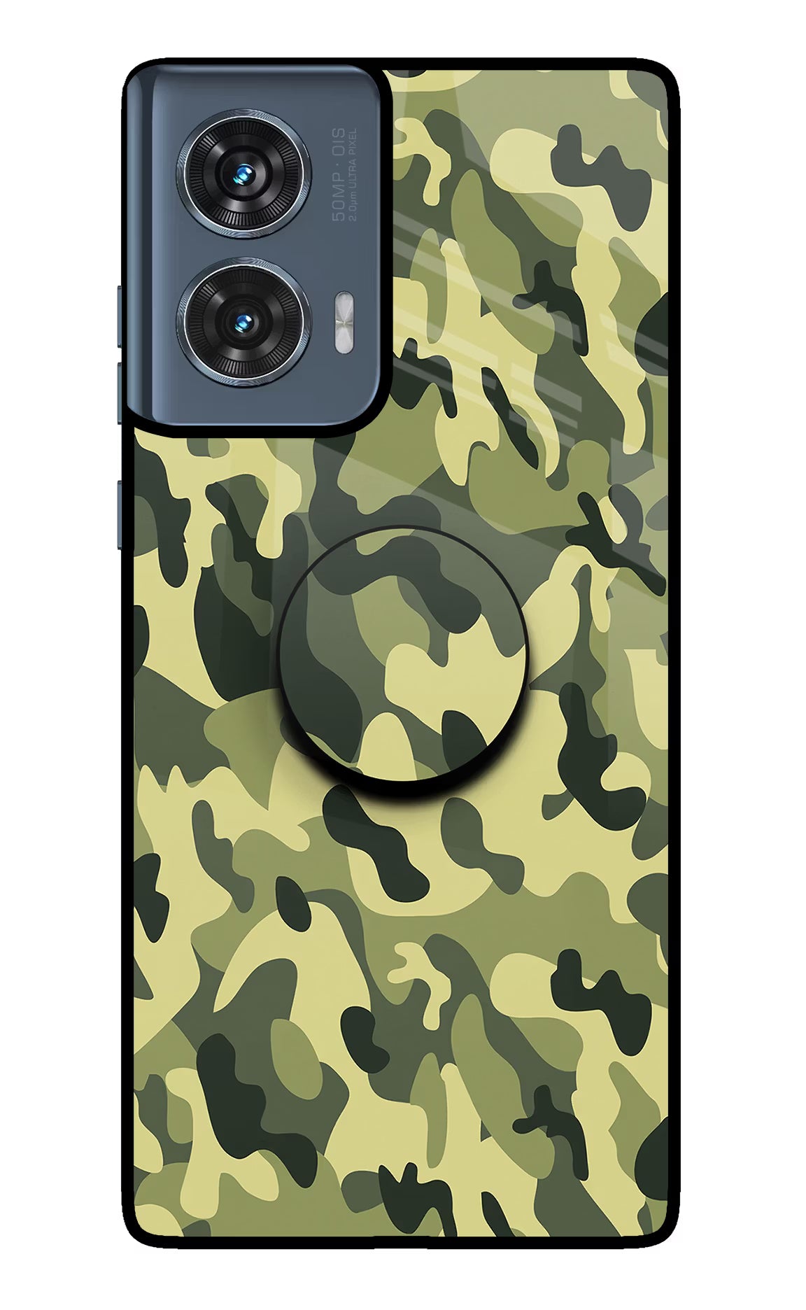 Camouflage Moto Edge 50 Fusion Pop Case by Casekaro