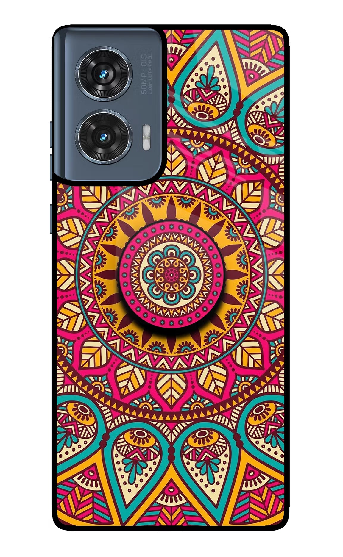 Mandala Moto Edge 50 Fusion Pop Case by Casekaro