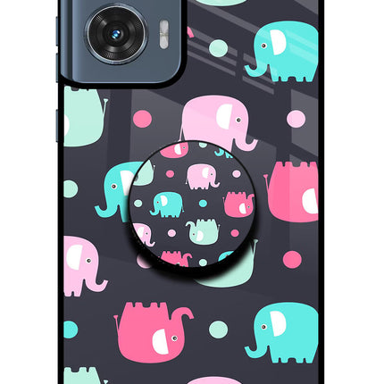 Baby Elephants Moto Edge 50 Fusion Pop Case by Casekaro