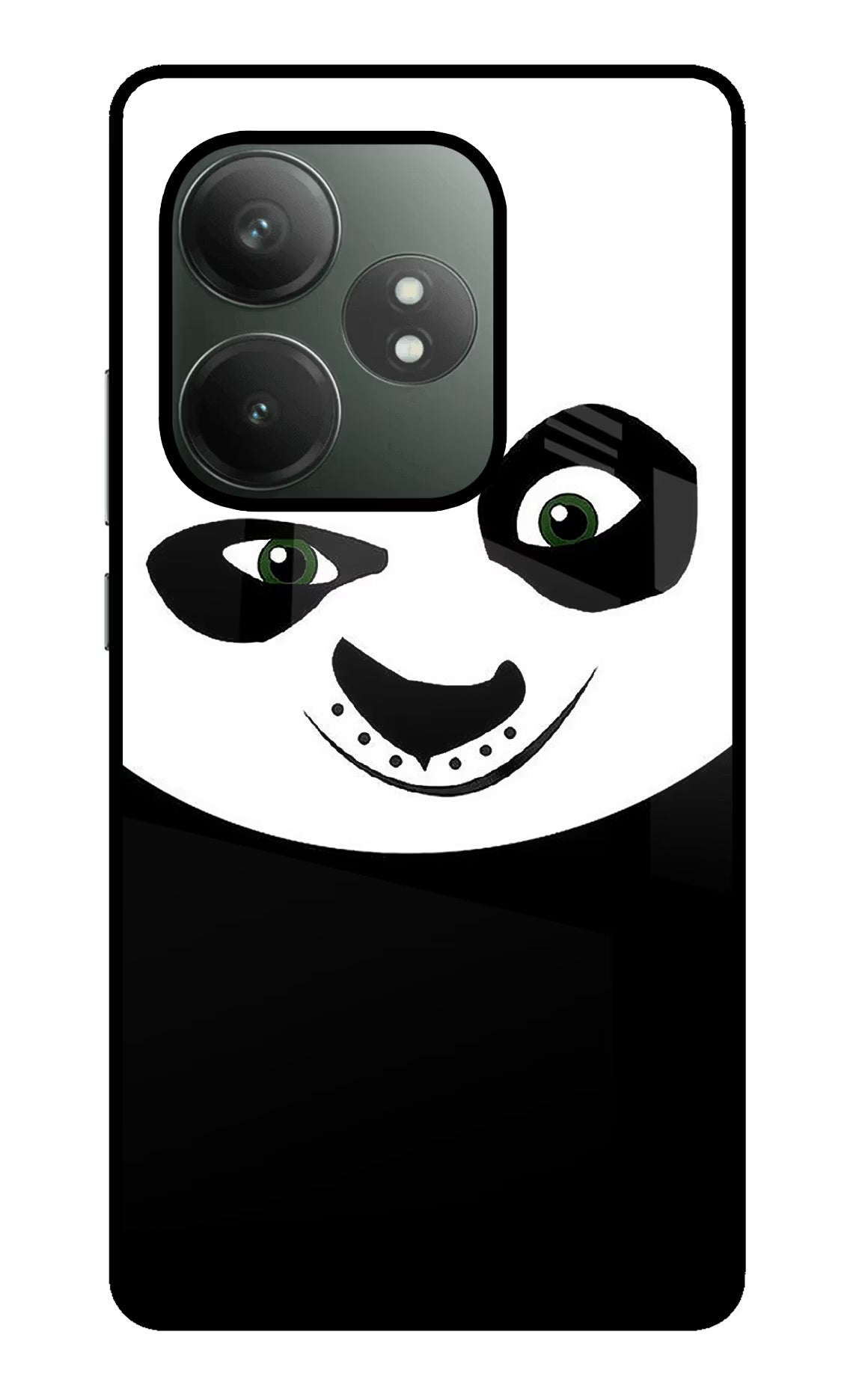 Panda Realme GT 6T 5G Glass Case Back Cover by Casekaro
