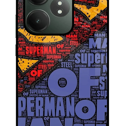 Superman Realme GT 6T 5G Glass Case