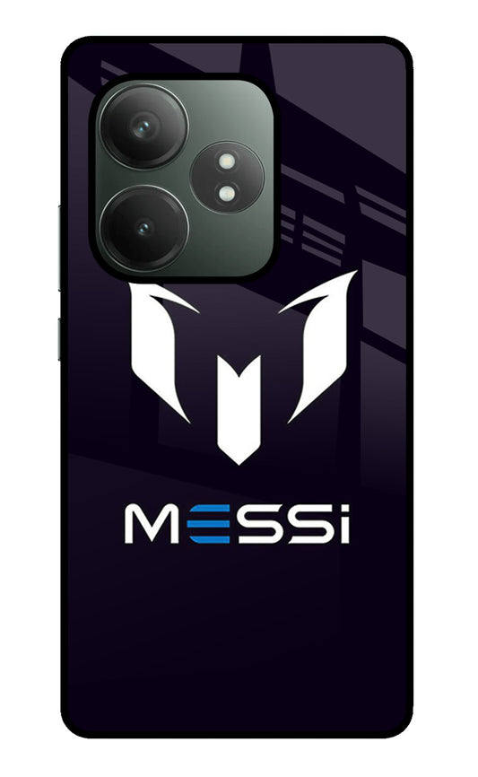 Messi Logo Realme GT 6T 5G Glass Case