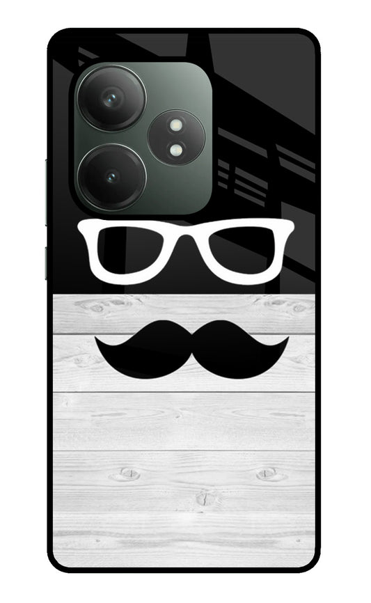 Mustache Realme GT 6T 5G Glass Case