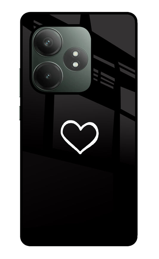 Heart Realme GT 6T 5G Glass Case