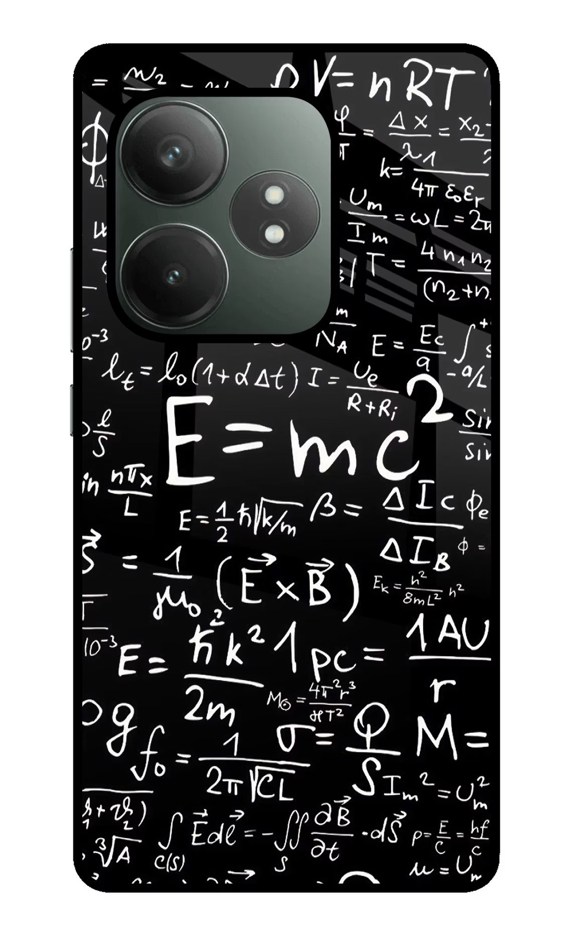Physics Formula Realme GT 6T 5G Glass Case Back Cover by Casekaro