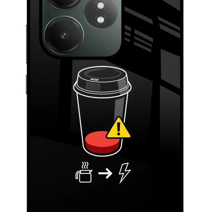 Coffee Realme GT 6T 5G Glass Case