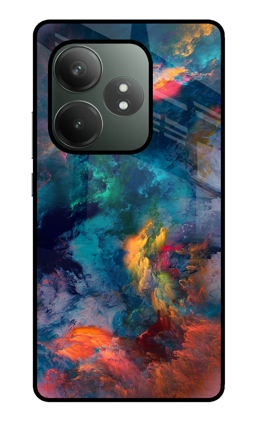 Artwork Paint Realme GT 6T 5G Back Cover, Glass case