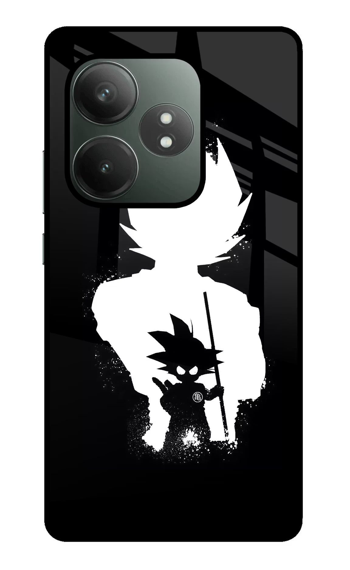 Goku Shadow Realme GT 6T 5G Glass Case Back Cover by Casekaro