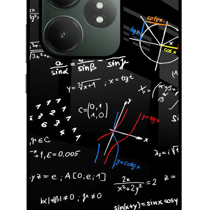 Mathematics Formula Realme GT 6T 5G Glass Case