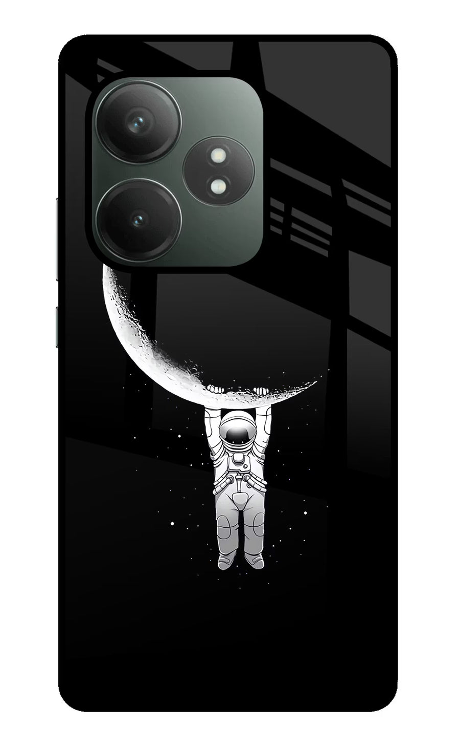 Moon Space Realme GT 6T 5G Back Cover, Glass case