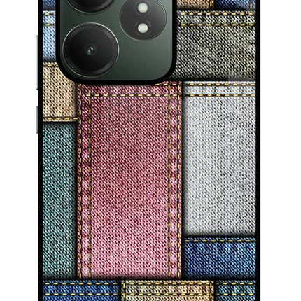 Multicolor Jeans Realme GT 6T 5G Glass Case