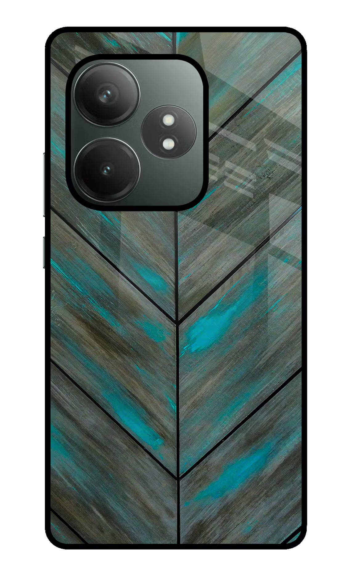 Pattern Realme GT 6T 5G Glass Case Back Cover by Casekaro