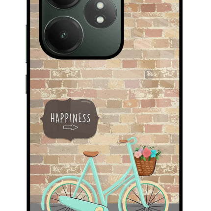 Happiness Artwork Realme GT 6T 5G Glass Case