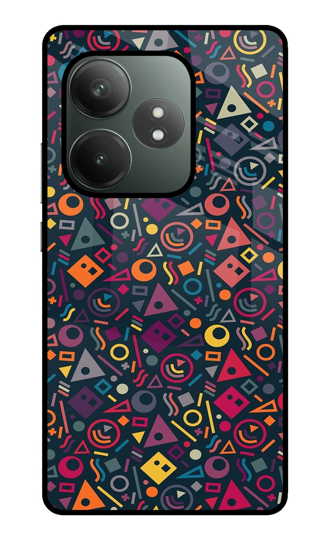 Geometric Abstract Realme GT 6T 5G Glass Case