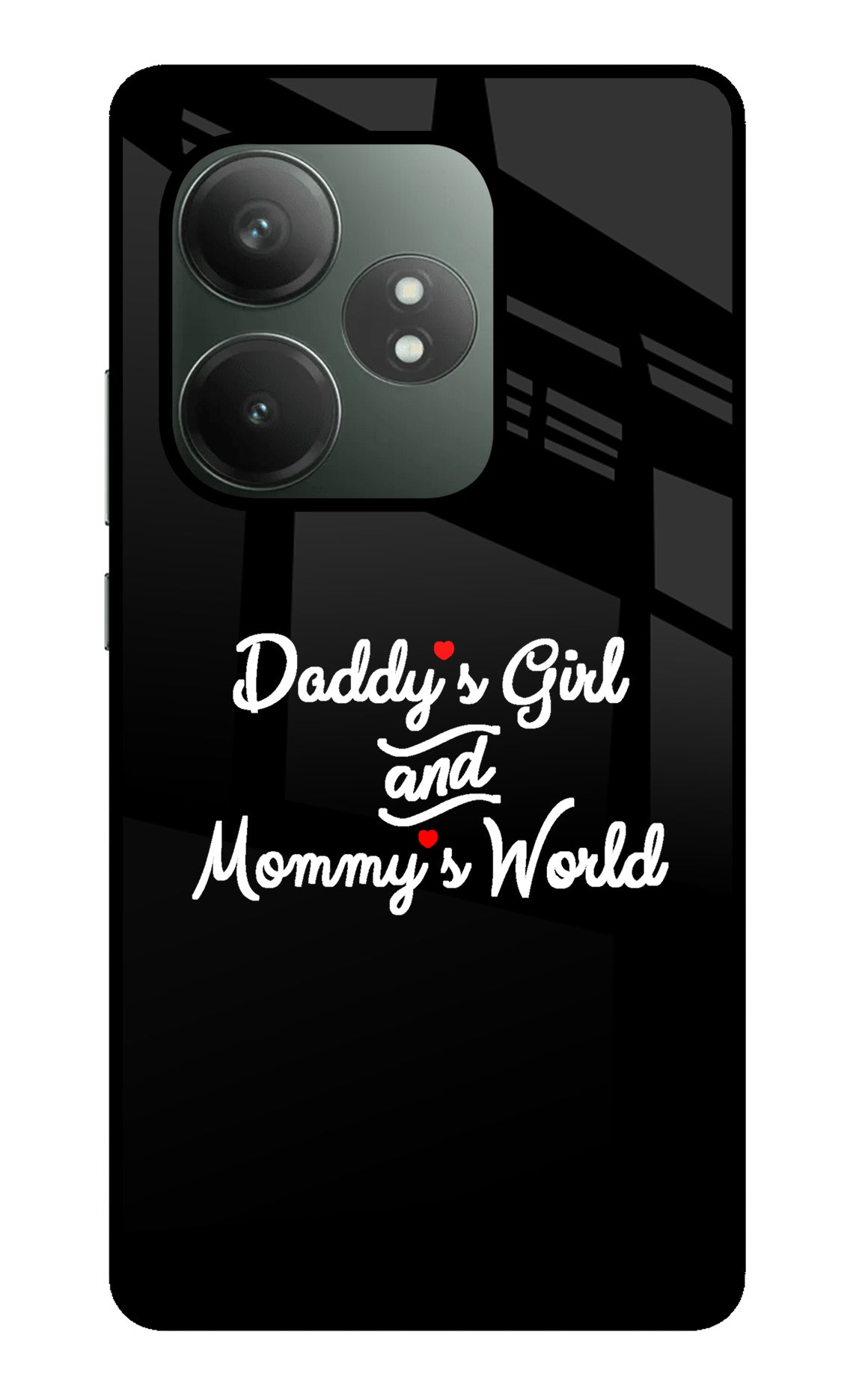 Daddy's Girl and Mommy's World Realme GT 6T 5G Glass Case