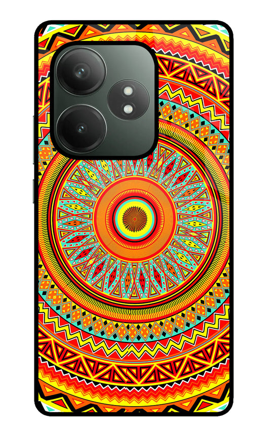 Mandala Pattern Realme GT 6T 5G Glass Case