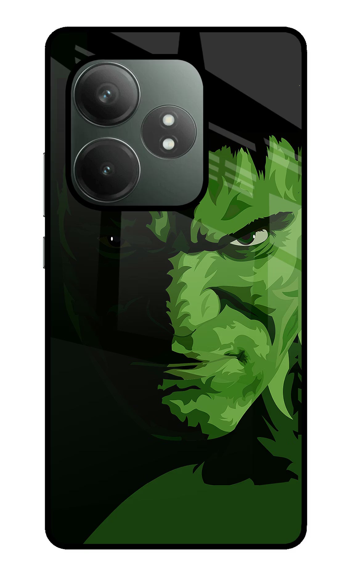 HULK Realme GT 6T 5G Glass Case Back Cover by Casekaro