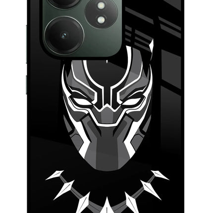 Black Panther Realme GT 6T 5G Glass Case