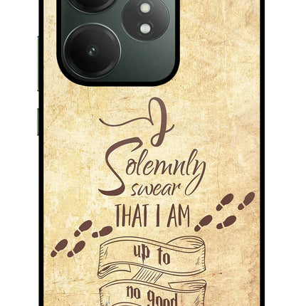 I Solemnly swear that i up to no good Realme GT 6T 5G Glass Case