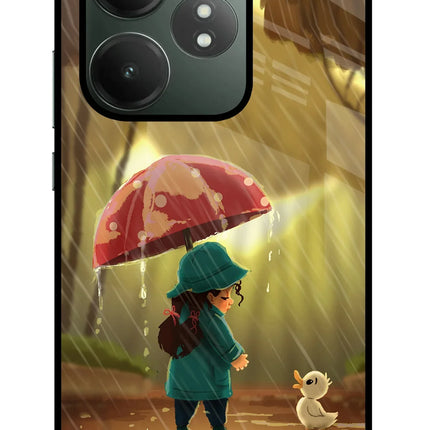 Rainy Day Realme GT 6T 5G Glass Case