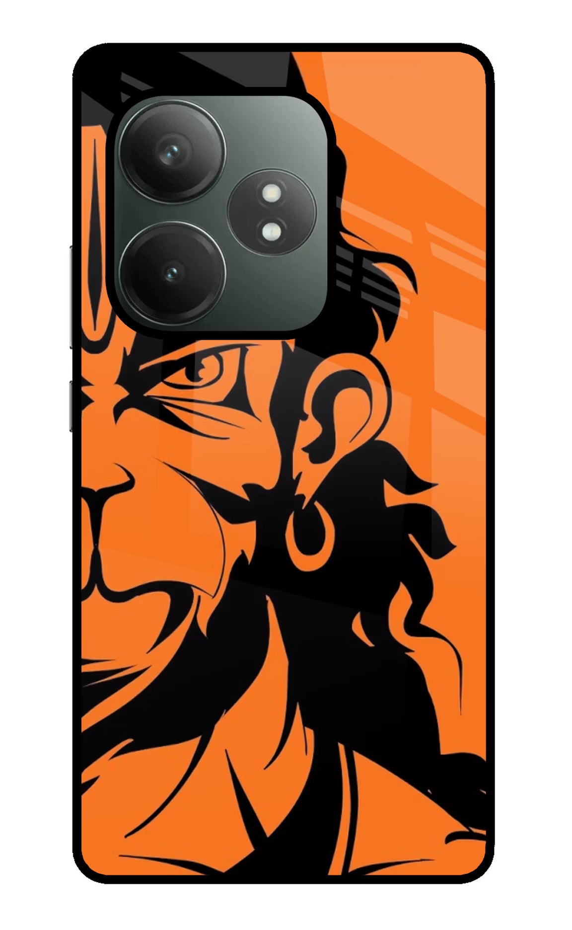 Hanuman Realme GT 6T 5G Glass Case Back Cover by Casekaro