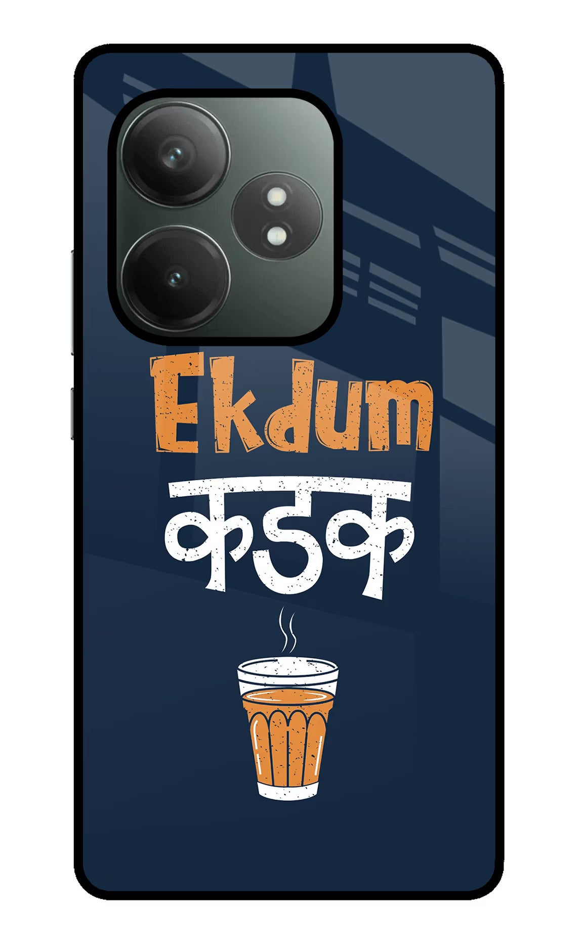Ekdum Kadak Chai Realme GT 6T 5G Glass Case Back Cover by Casekaro
