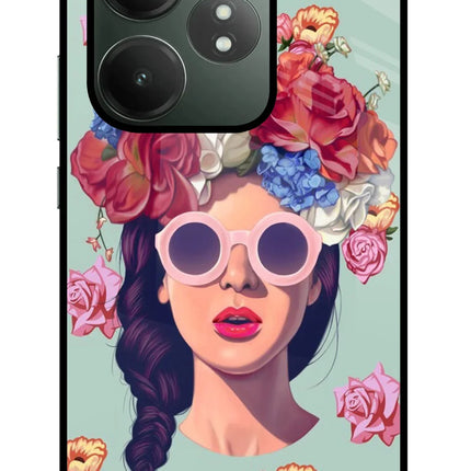 Pretty Girl Realme GT 6T 5G Glass Case