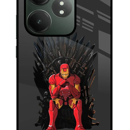Ironman Throne Realme GT 6T 5G Glass Case