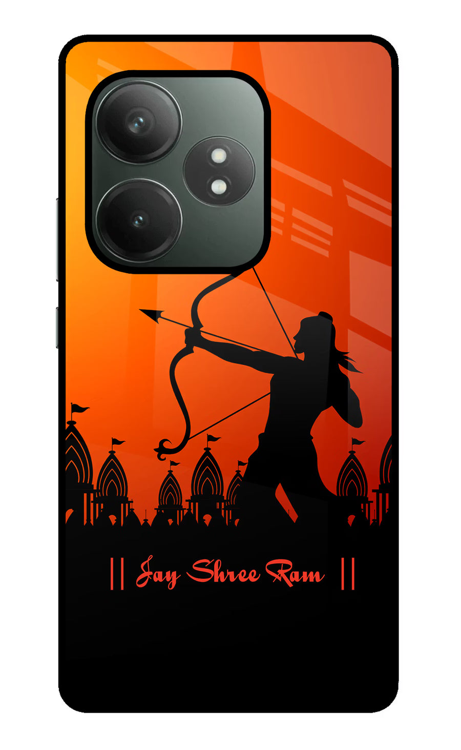 Lord Ram - 4 Realme GT 6T 5G Back Cover, Glass case